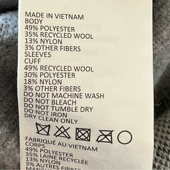 Prana Women’s Lockwood Sweater (Grey, Wool Blend) - Picture 6 of 6